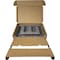 Epe Usa 17 in x 12 in x 3.5 in Laptop Shipping Box, Kraft, Corrugated / Foam, Single, 32 ECT LTC-S004-10 - alternate 1